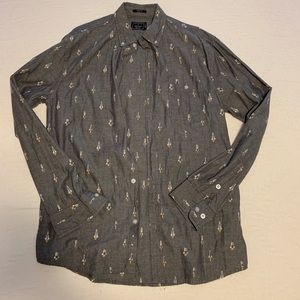 Rocket button down